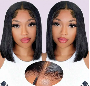 Straight Bob Wig-Human Hair